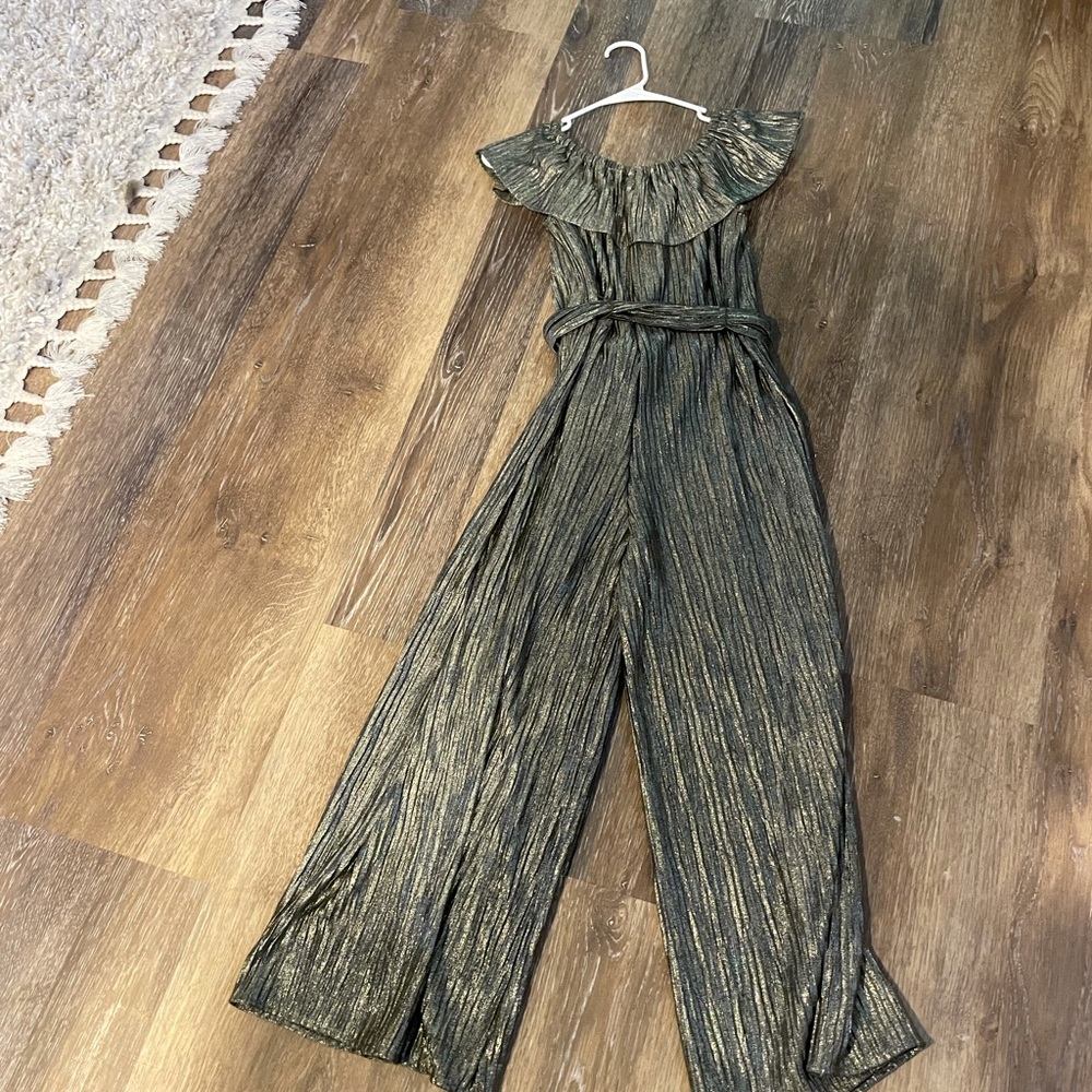 Girls one piece gold jumper size 12